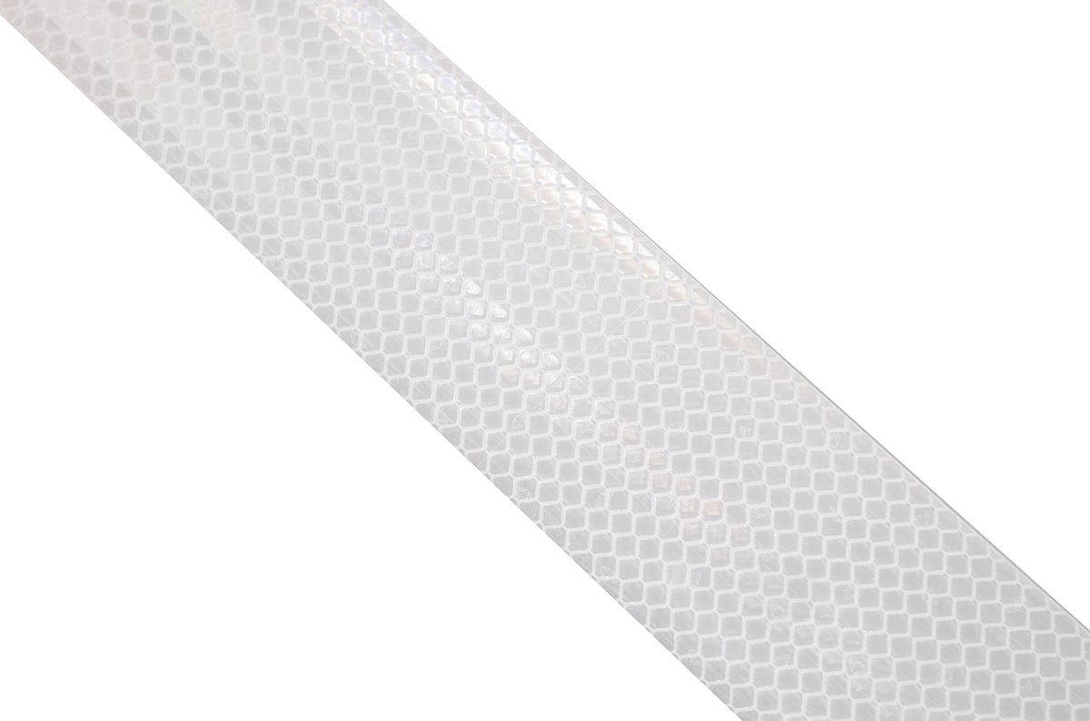 Samolepící páska reflexní 1m x 5cm bílá