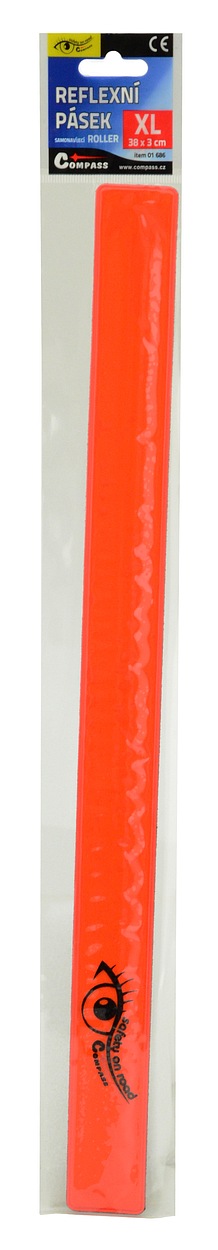 Pásek reflexní ROLLER XL 3x38cm S.O.R. oranžový