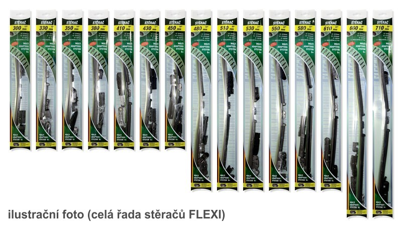 Stěrač plochý FLEXI  430mm