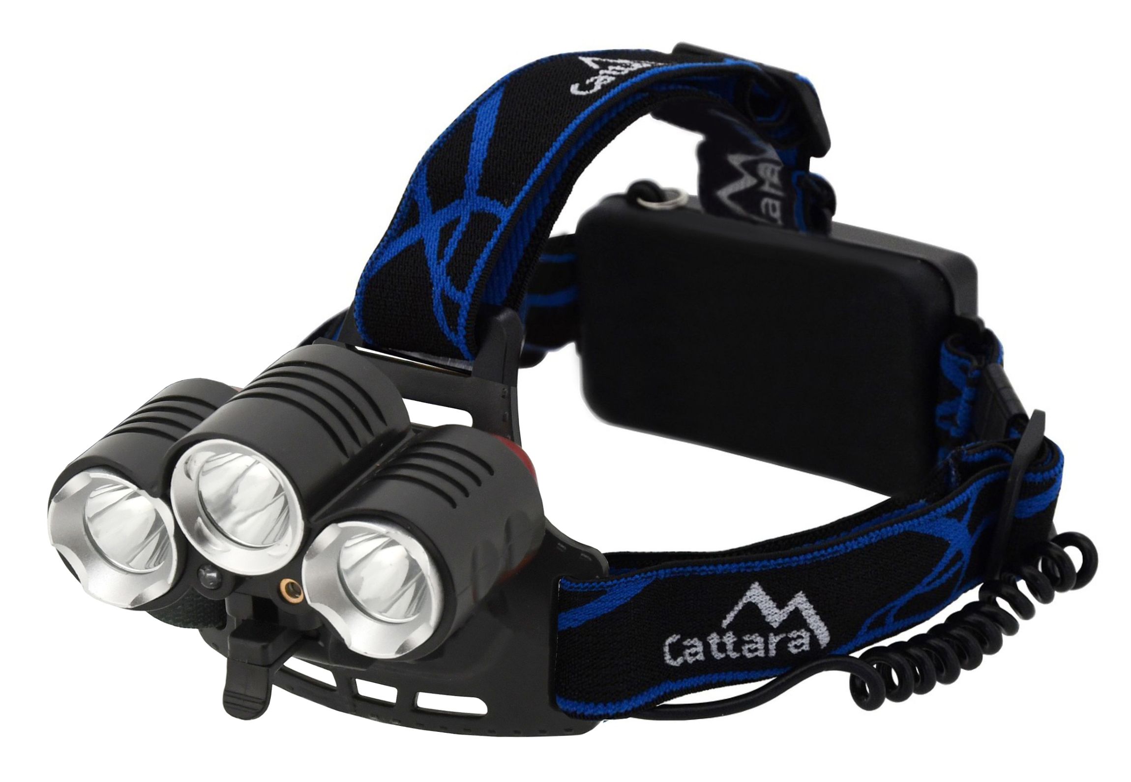 Cattara - Čelovka LED 400lm (1x XM-L+2x XP-E)