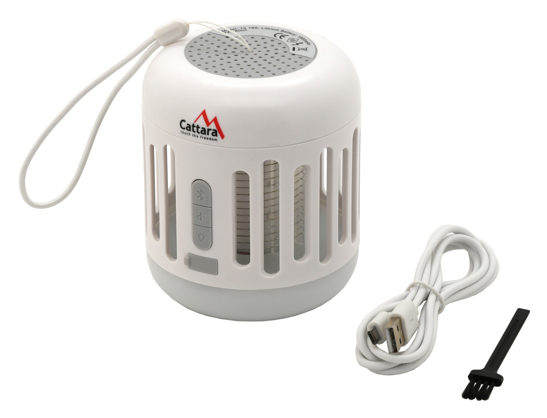 Svítilna MUSIC CAGE Bluetooth nabíjecí + UV lapač hmyzu