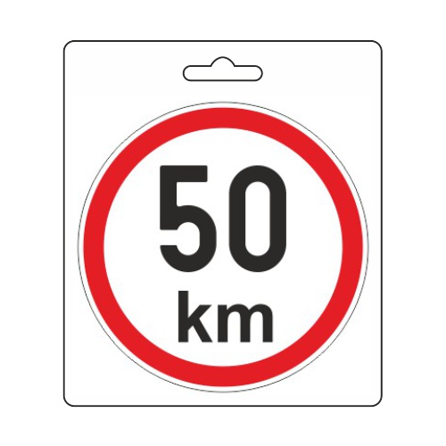 Samolepka omezená rychlost 50km/h (110 mm)