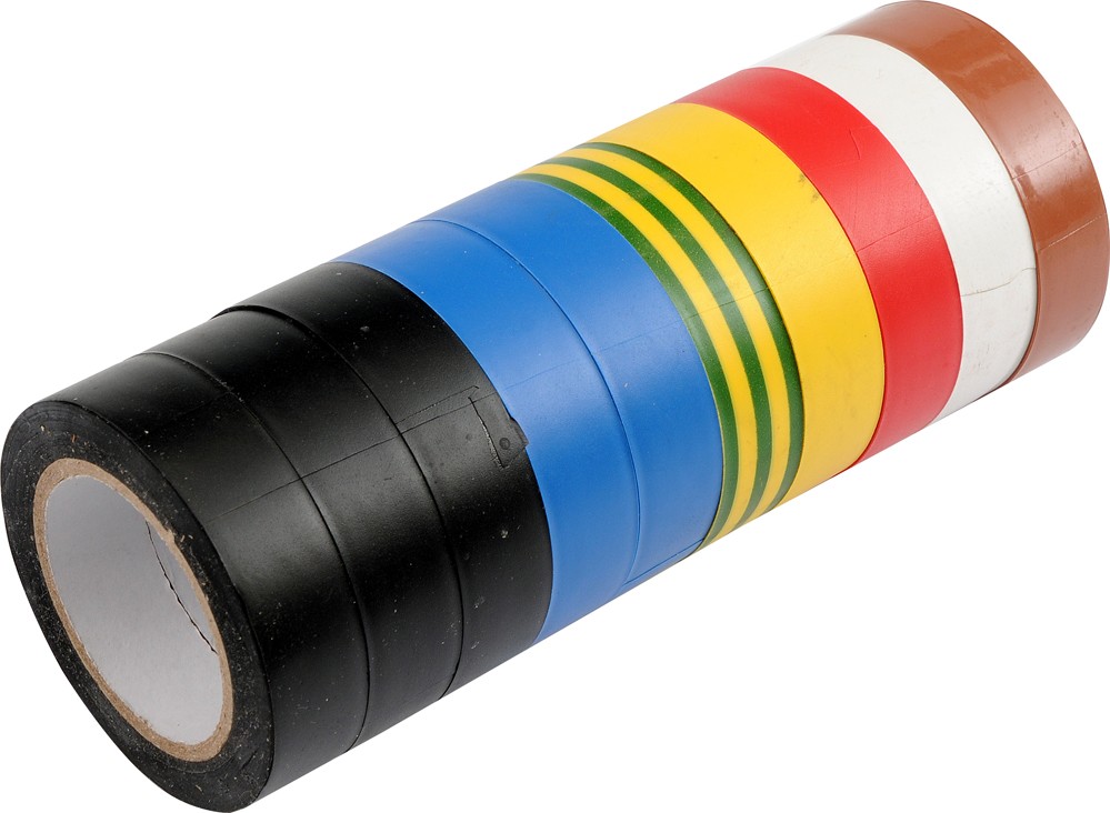 Páska PVC 15 x 0,13 mm x 10 m 10 ks barevné