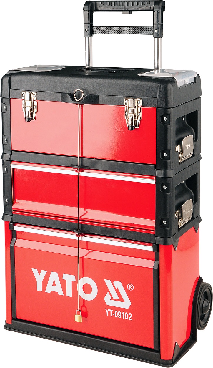 YATO YT-09102 Vozík na nářadí 3 sekce, 1 zásuvka