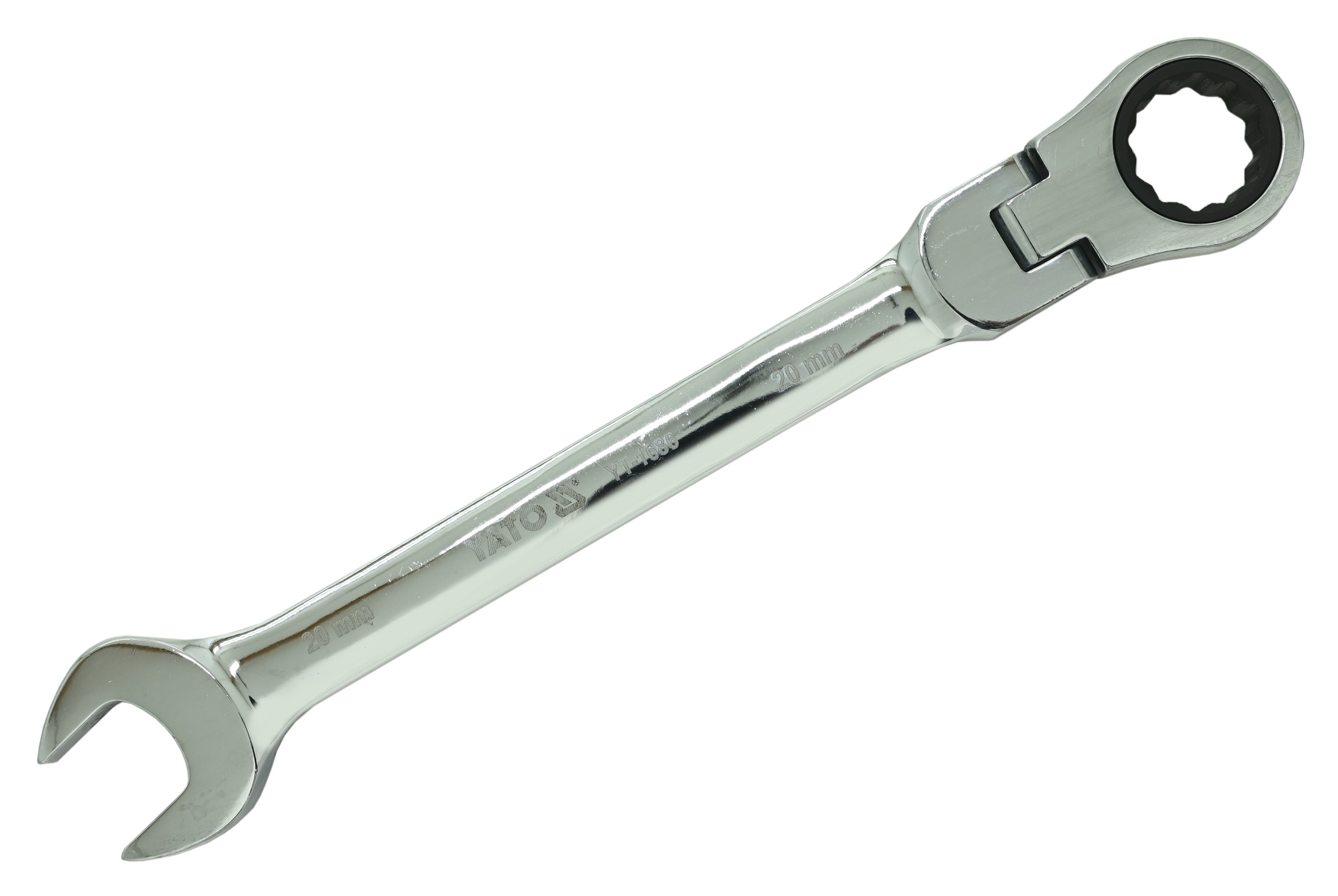 Klíč očkoplochý ráčnový 20 mm s kloubem
