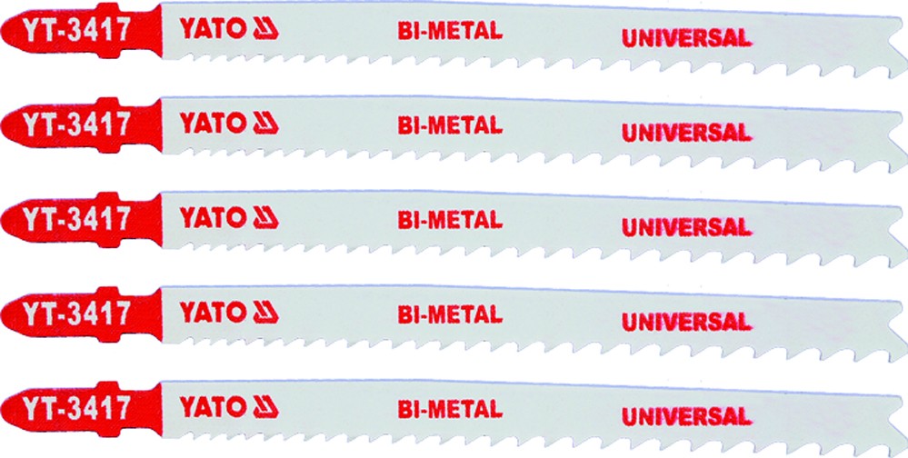 List pilový do přímočaré pily 130 mm UNI TPI10-5 5 ks Bi-Metal