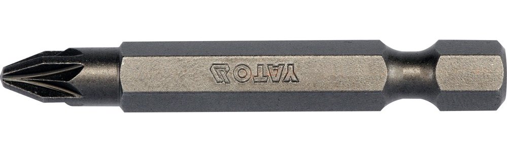 Bit křížový 1/4" PZ2 X 50mm,10ks