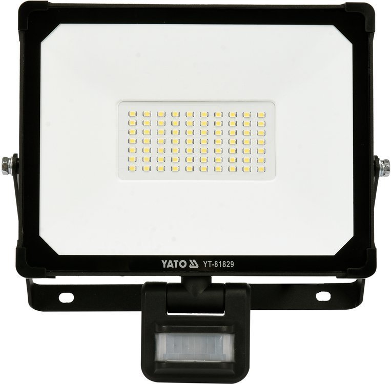 YATO YT-81829 Reflektor SMD LED, 50W, 5000lm, IP54, pohyb. senzor