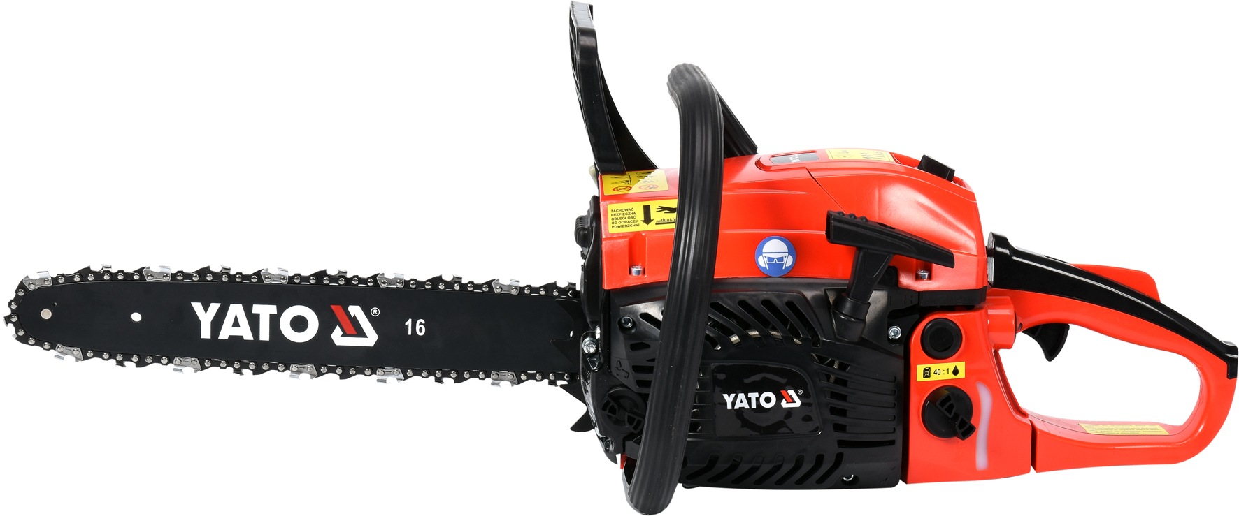 YATO YT-84901 benzinová řetězová pila motorová 1,8kW (2,45HP), 40cm