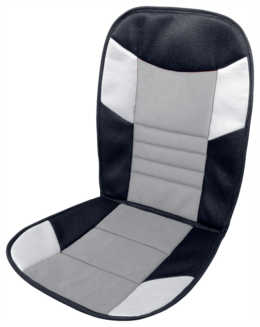 Fotografie Potah sedadla Tetris - 46 x 102 cm, černo/šedý