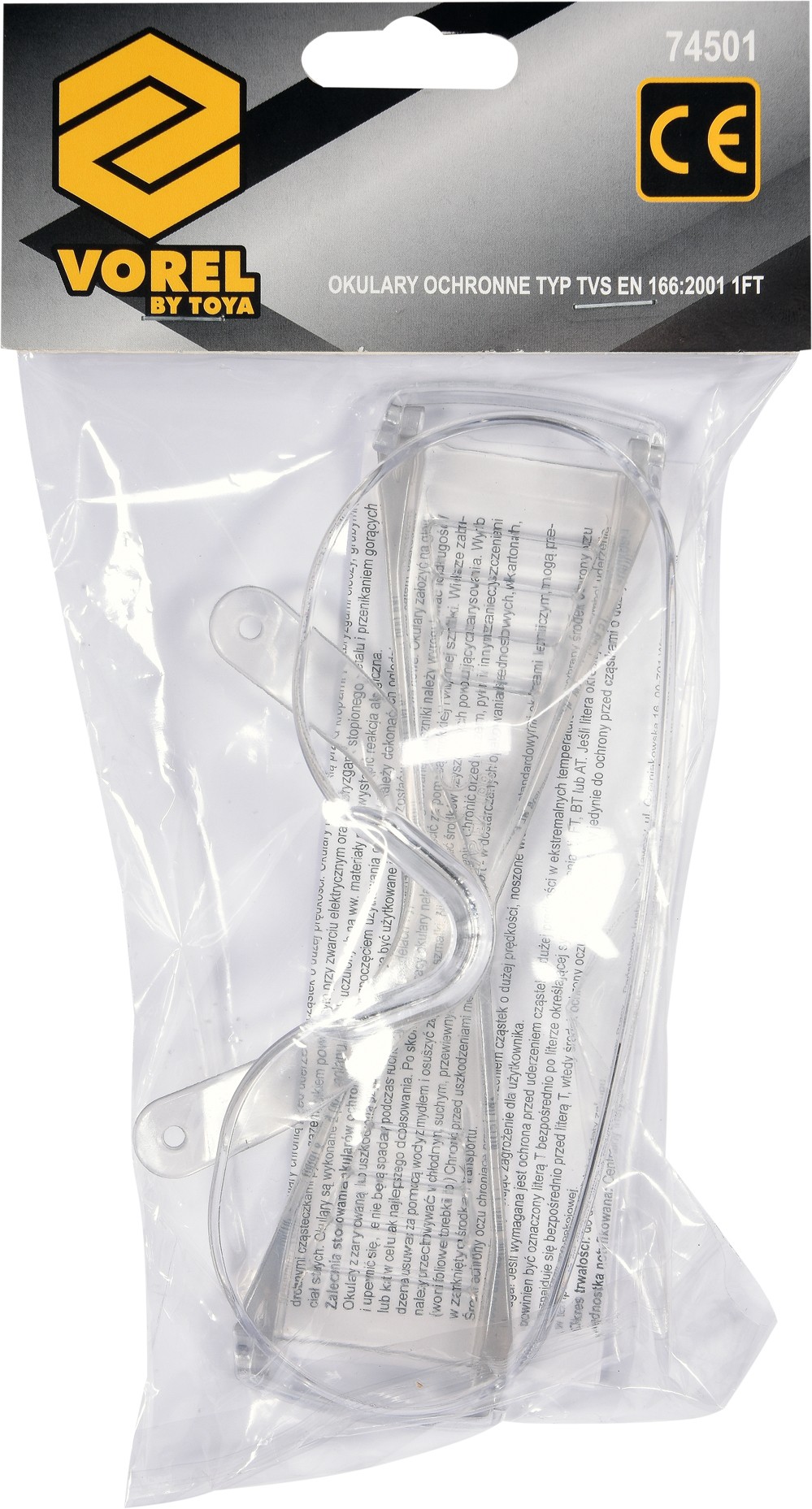 Brýle ochranné plastové HF-111