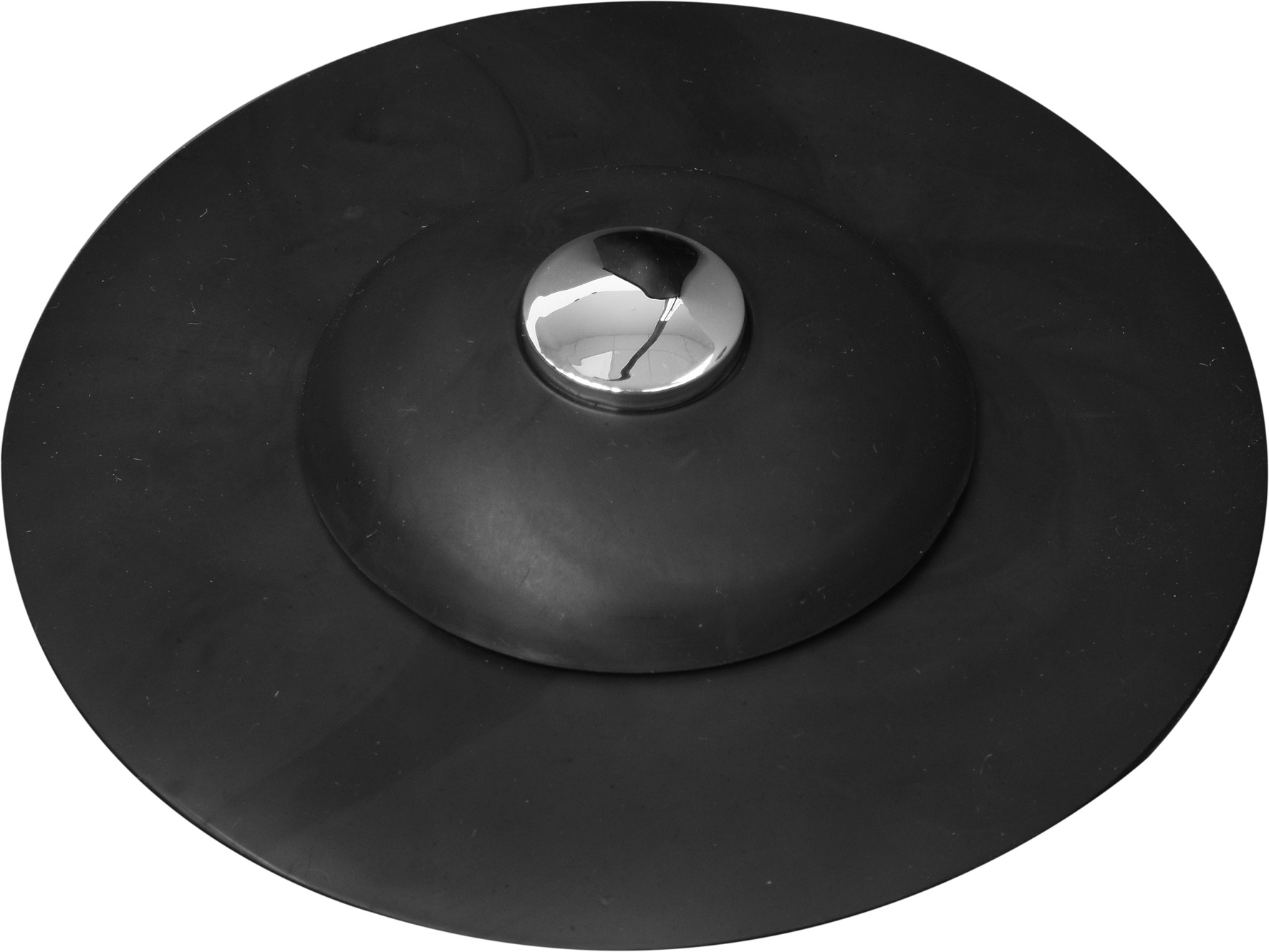 Fotografie Výpusť umyvadlová silikonová s filtrem černá