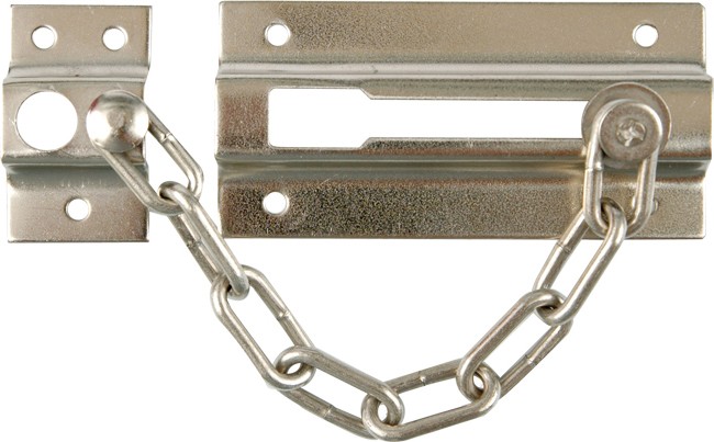 Řetěz na dveře stříbrný