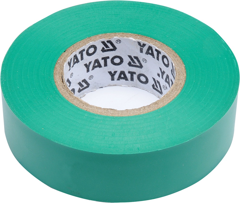 Fotografie Izolační páska elektrikářská PVC 19mm / 20m zelená