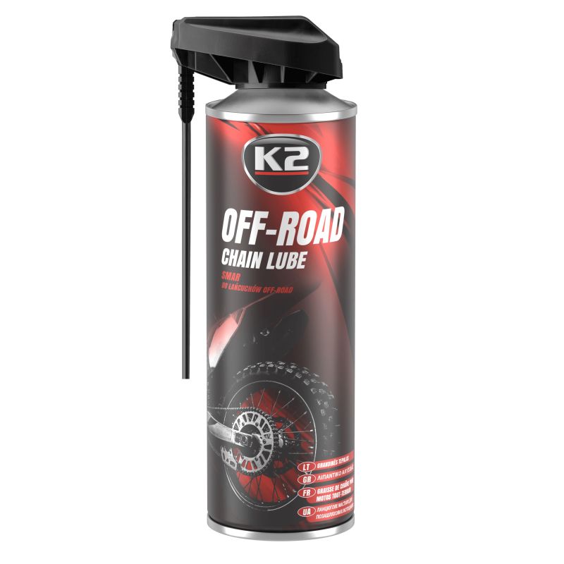 K2 OFF-ROAD CHAIN LUBE 500 ml - mazivo na řetězy motocyklů